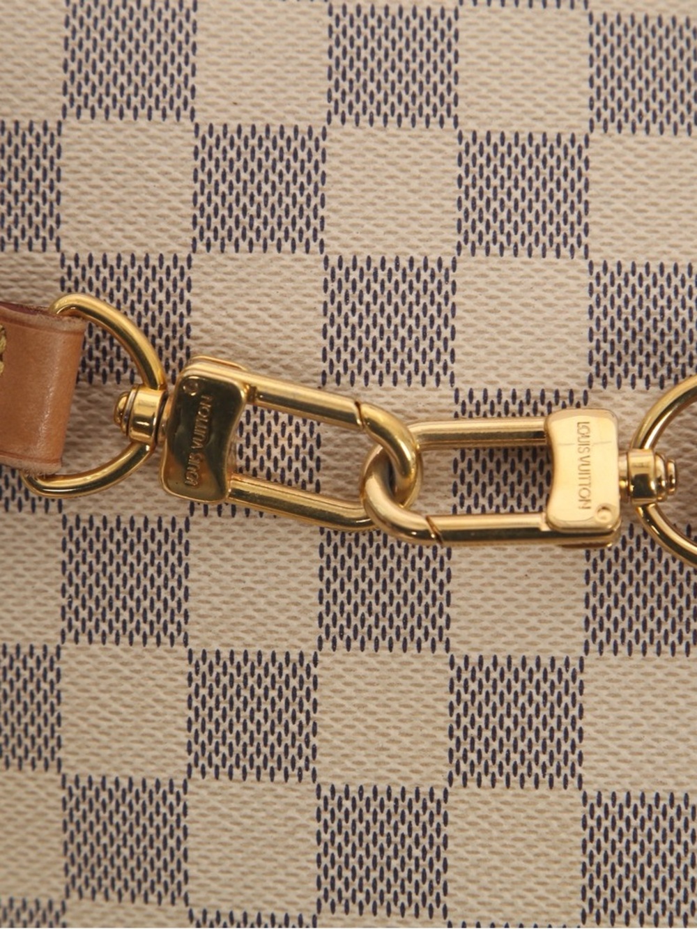 ♥️Louis Vuitton Speedy 30 Classic Checker Satchel in Beige and Tan Handbag♥️ - Picture 14 of 16